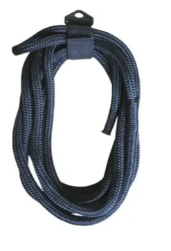 BLACK NYLON DOCKLINE - SPLICED - 12mmx10Mtr