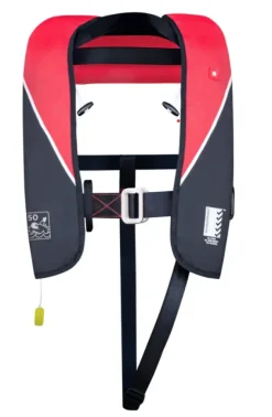 BURKE Whip 150N Manual Inflatable LIFEJACKET with HARNESS