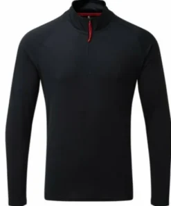 GILL Men's UV Tec Zip Neck Long Sleeve Top - CHARCOAL - SIZE SMALL ONLY