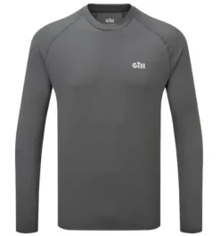 GILL MILLBROOK LONG SLEEVE CREW SHIRT - GREY