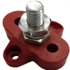 HEAVY DUTY TERMINAL STUD M10 SINGLE RED