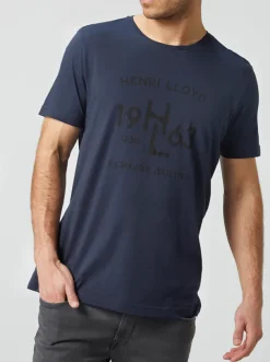 Henri Lloyd Penfro Lightweight Enzyme Tee NAV - ONLY SIZE SMALL LEFT DISCONTINUED STYLE