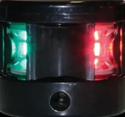 LALIZAS FOS 12 LED BI-COLOUR NAVIGATION LIGHT - VERTICAL MOUNT - BLACK