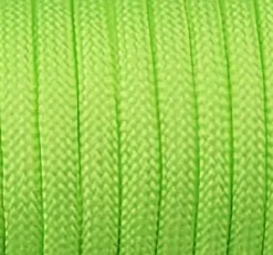 8MM BOWLINE BRAID - FLUORESCENT GREEN - B/S 1747 KG - SOLD PER METRE