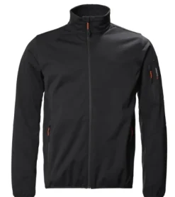MUSTO CREW SOFTSHELL JACKET - BLACK