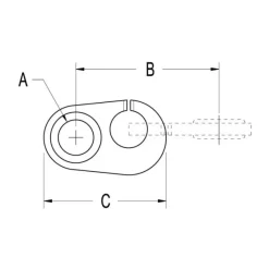 RONSTAN SMALL SISTER CLIP