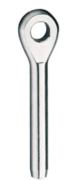 Ronstan Swage Eye,2.5mm Wire, 5.1mm (3/16inch) Hole