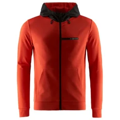 SAIL RACING E-DYE ZIP HOOD - BRIGHT RED