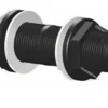 TruDesign Thru Bulkhead - Threaded Tube 1 1/2" BSP - Black
