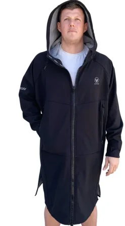 VAIKOBI BEACH COAT - BLACK