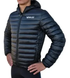 VAIKOBI HOODED DOWN JACKET- 600 FILL POWER-BLACK - DISCONTINUED STYLE