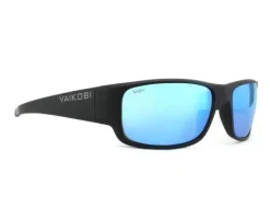 VAIKOBI SORRENTO POLARIZED SUNGLASSES (BLACK/CYAN)