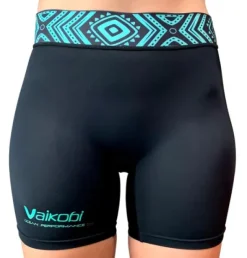 VAIKOBI VOCEAN TECHNICAL PADDLE SHORT- WOMENS- BLACK/TEAL